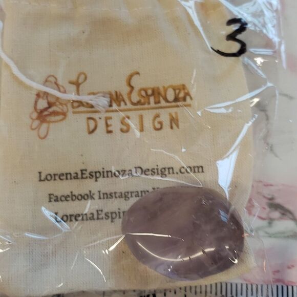 Amethyst Tumble stone  sealed in package not touched - Picture 3 of 6